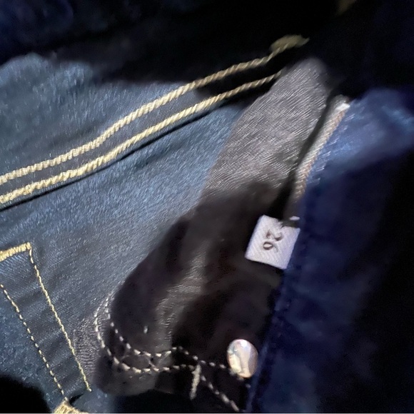 7 For All Mankind Kimmie Skinny Dark Wash Denim Jeans Size 26 - Picture 10 of 10